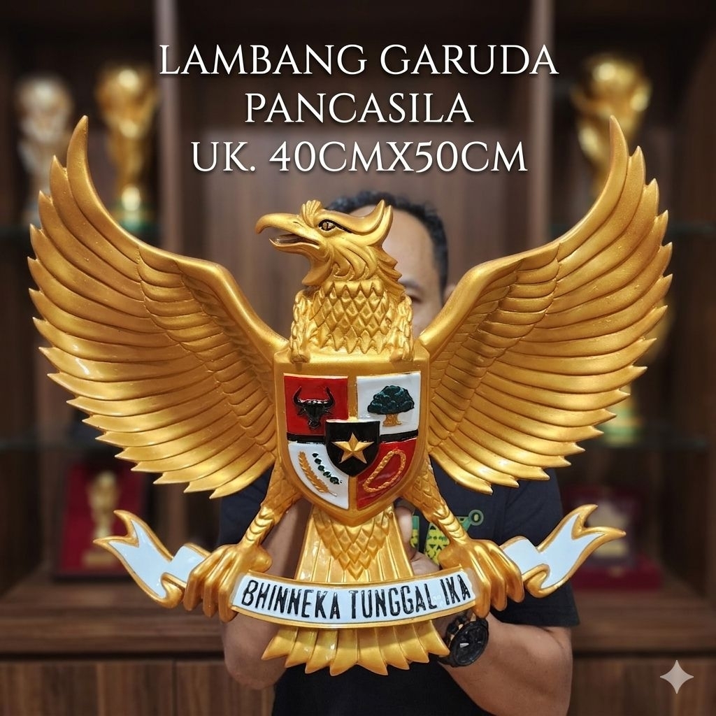 patung garuda pancasila/lambang garuda pancasila 50cm