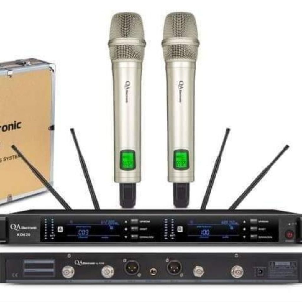 Mic Wireless QA electronic kd620 kd 620 by rdw handheld microphone  original