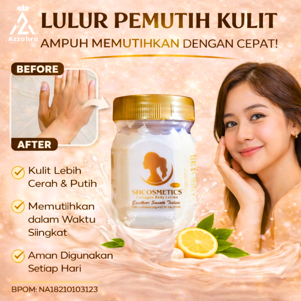 Hb Pemutih Badan Bpom Bibit Lulur Hembodi Handbody Pencerah Kulit Cepat Dalam 7 Hari 100% Ampuh Ori