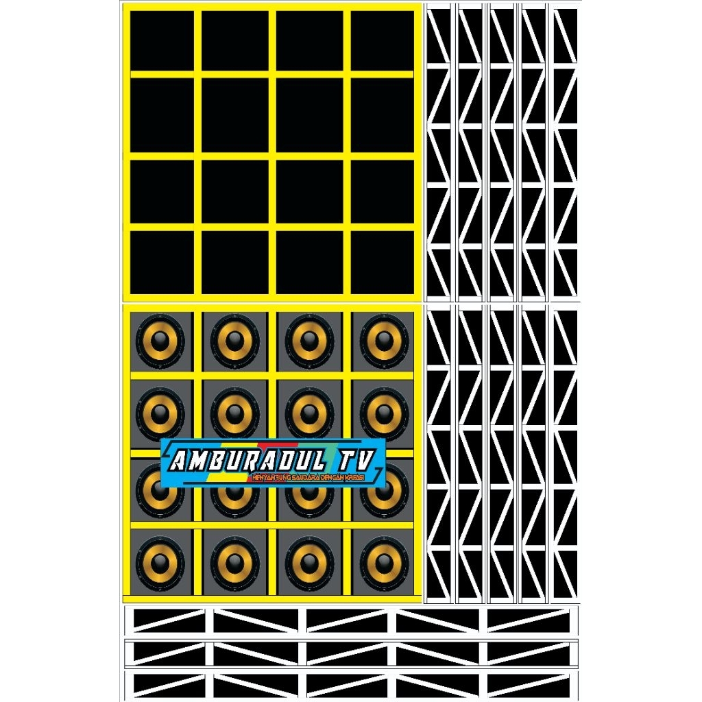 STIKER MINIATUR TRUCK