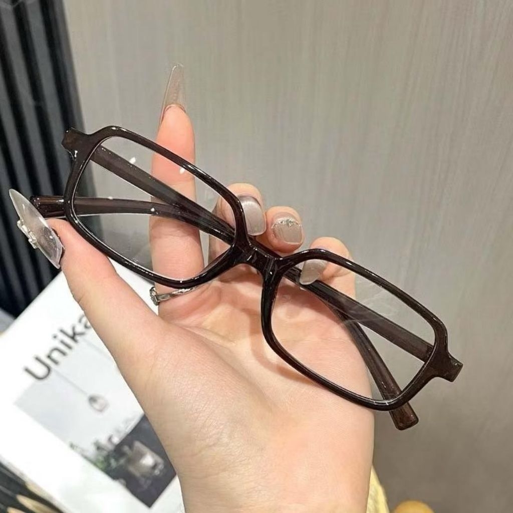 KACAMATA RETRO BINGKAI HITAM KACAMATA PERSEGI KACAMATA TERKINI KACAMATA MINUS KACAMATA UNISEX KACAMA