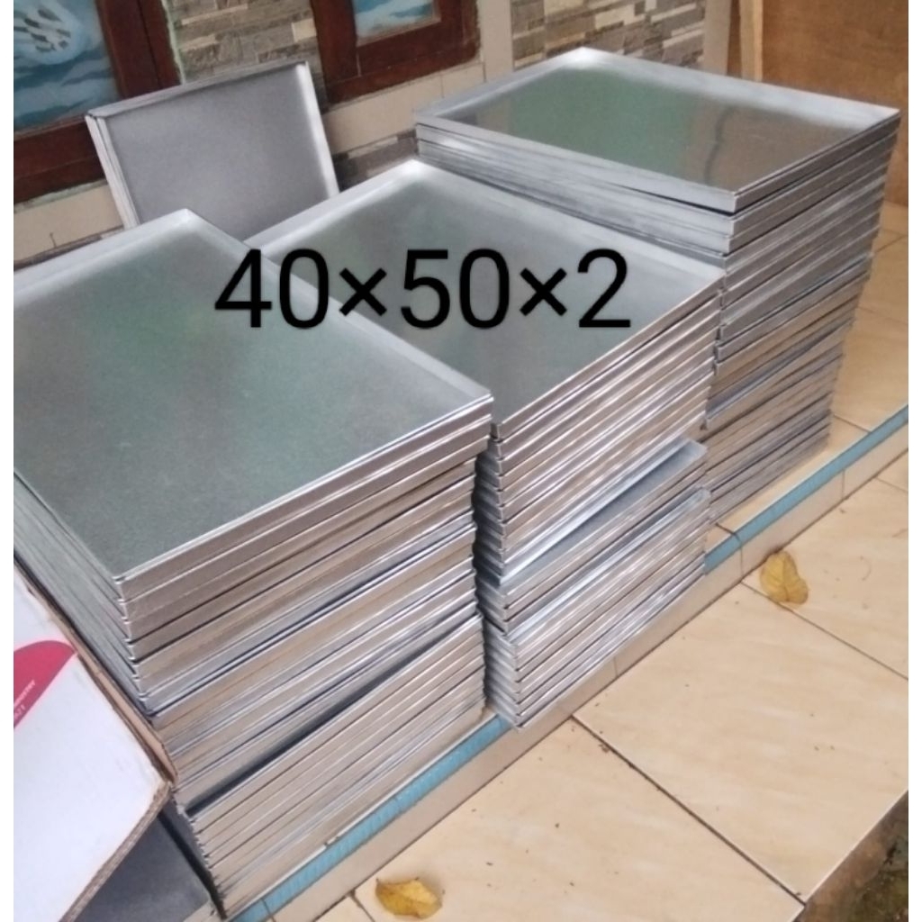 loyang oven Gas/troly pengering ukuran 40X50X2