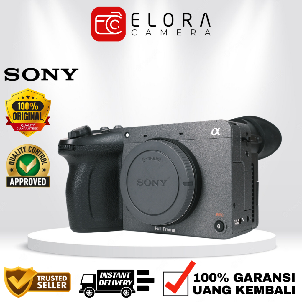 Sony FX2 Kamera Sinema Mirrorless Full-Frame E-mount Abu-abu