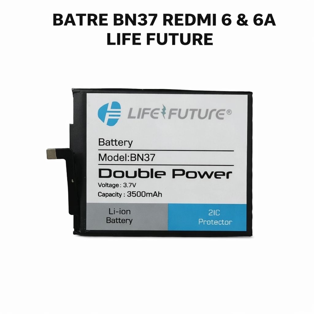 Batre BN37 Redmi 6 & 6a Life Future