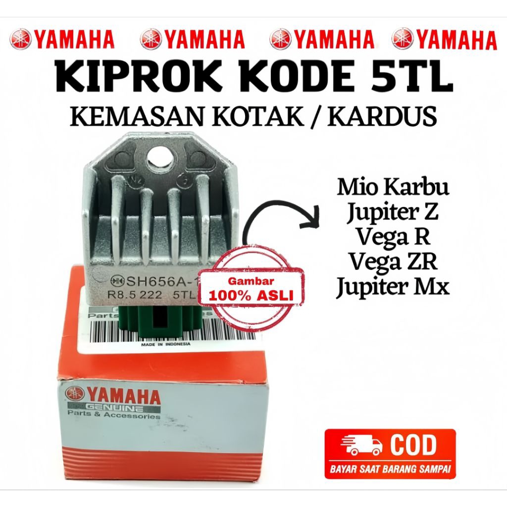 Kiprok Regulator Yamaha Mio ORI - Kompatibel dengan Model Mio Lama, Mio Smile, Mio Soul, Fino Karbu