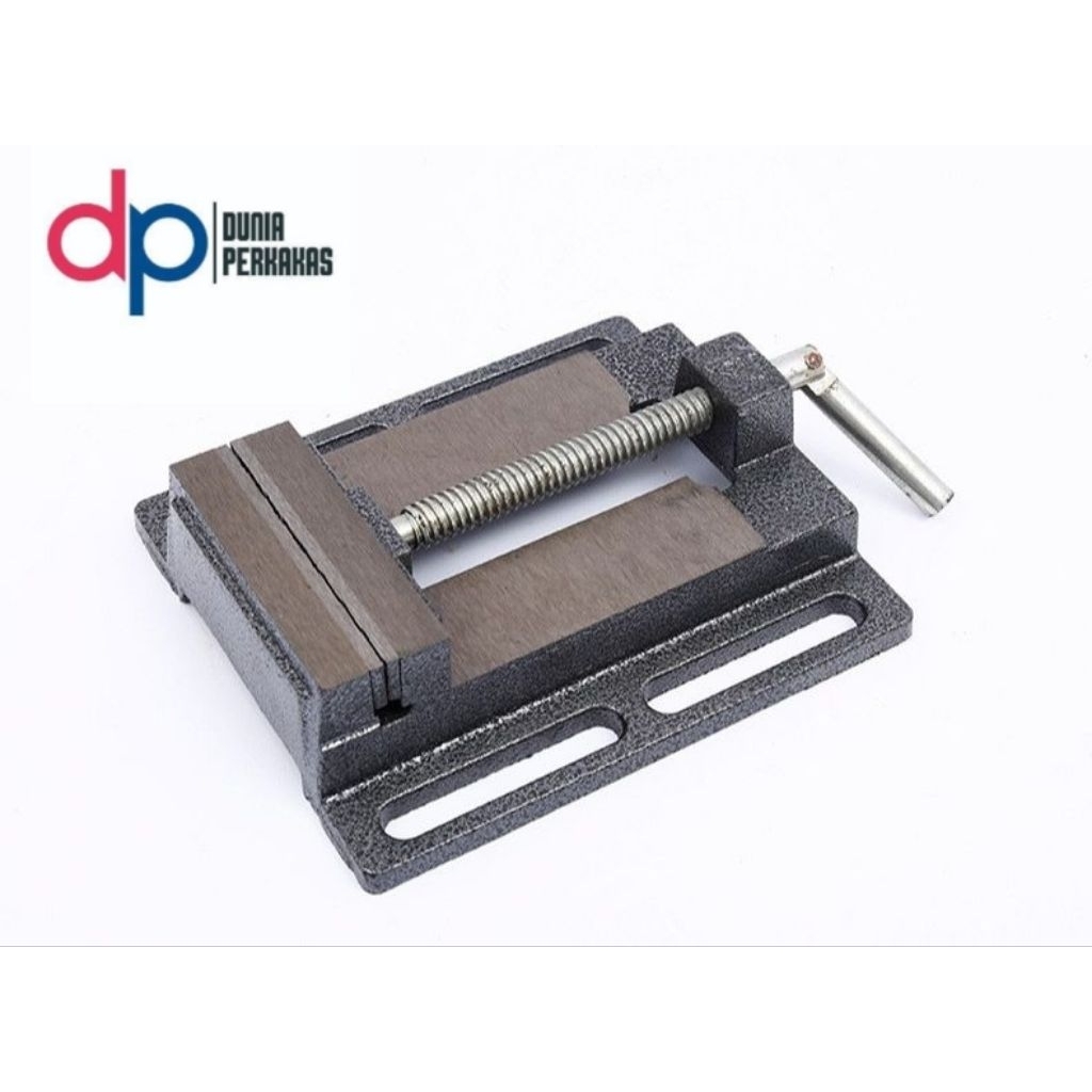 75-150mm Ragum Bor Duduk Besi Catok Clamp Besi Penjepit Ragum Catok Bor Duduk Catok 3 inch  / 4 inch