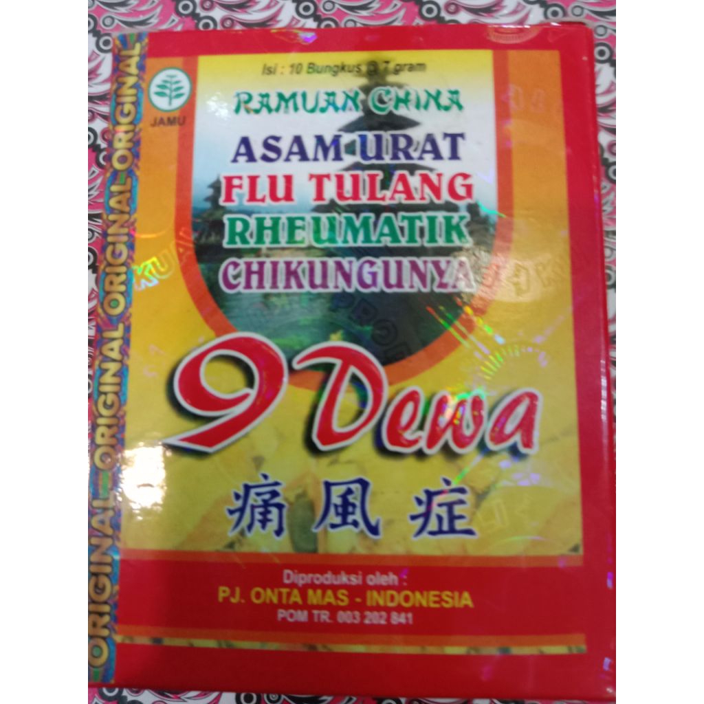 9 dewa ramuan china mengobati asam urat flu tulang rematik cikungunya
