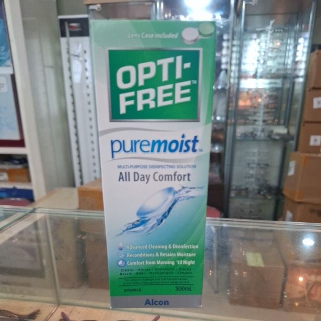 Optifree Puremoist 300ml exp date 2028 mei.