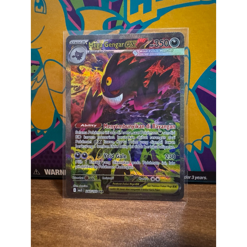 Mega Gengar EX MA3 240/193 SAR INDO
