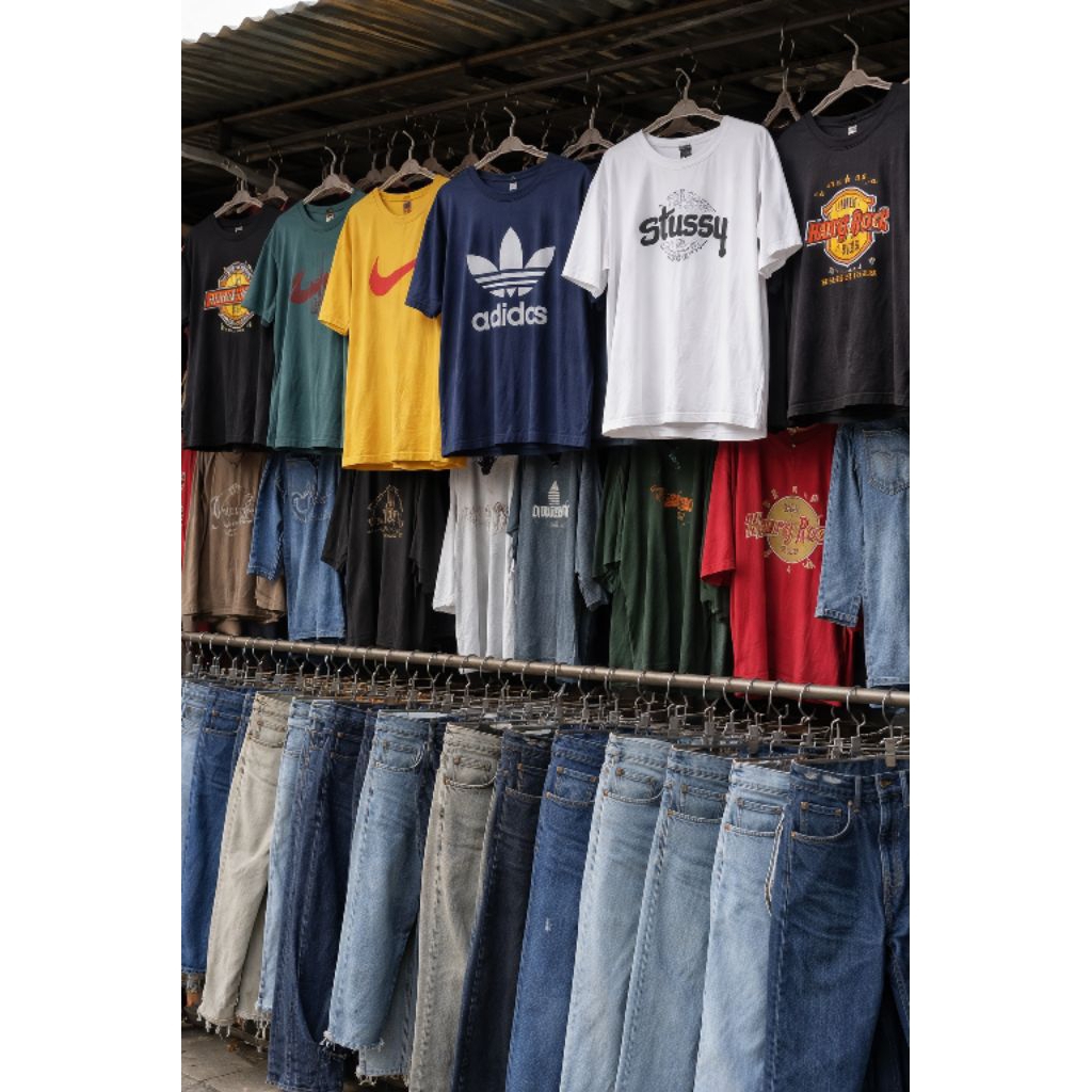 baju bekas kaos bekas