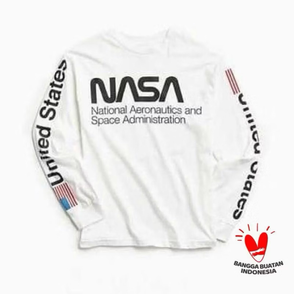 KAOS BAJU FASHION BRAND NASA BEAM JAPAN HNM H&M PRIA WANITA