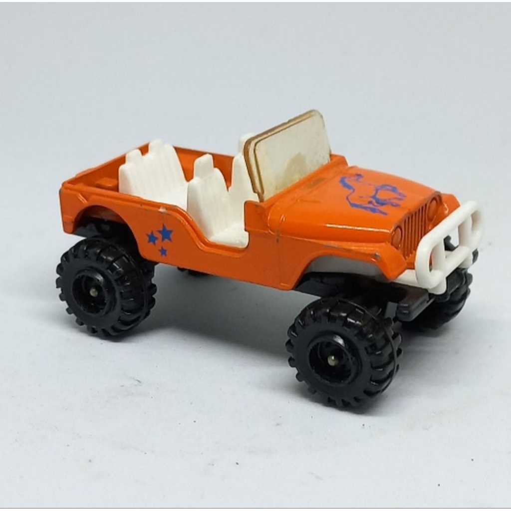 corgi 4×4 4x4 jeep cj6 cj-6 orange made in gt.britain loose diecast 1/64 (t)