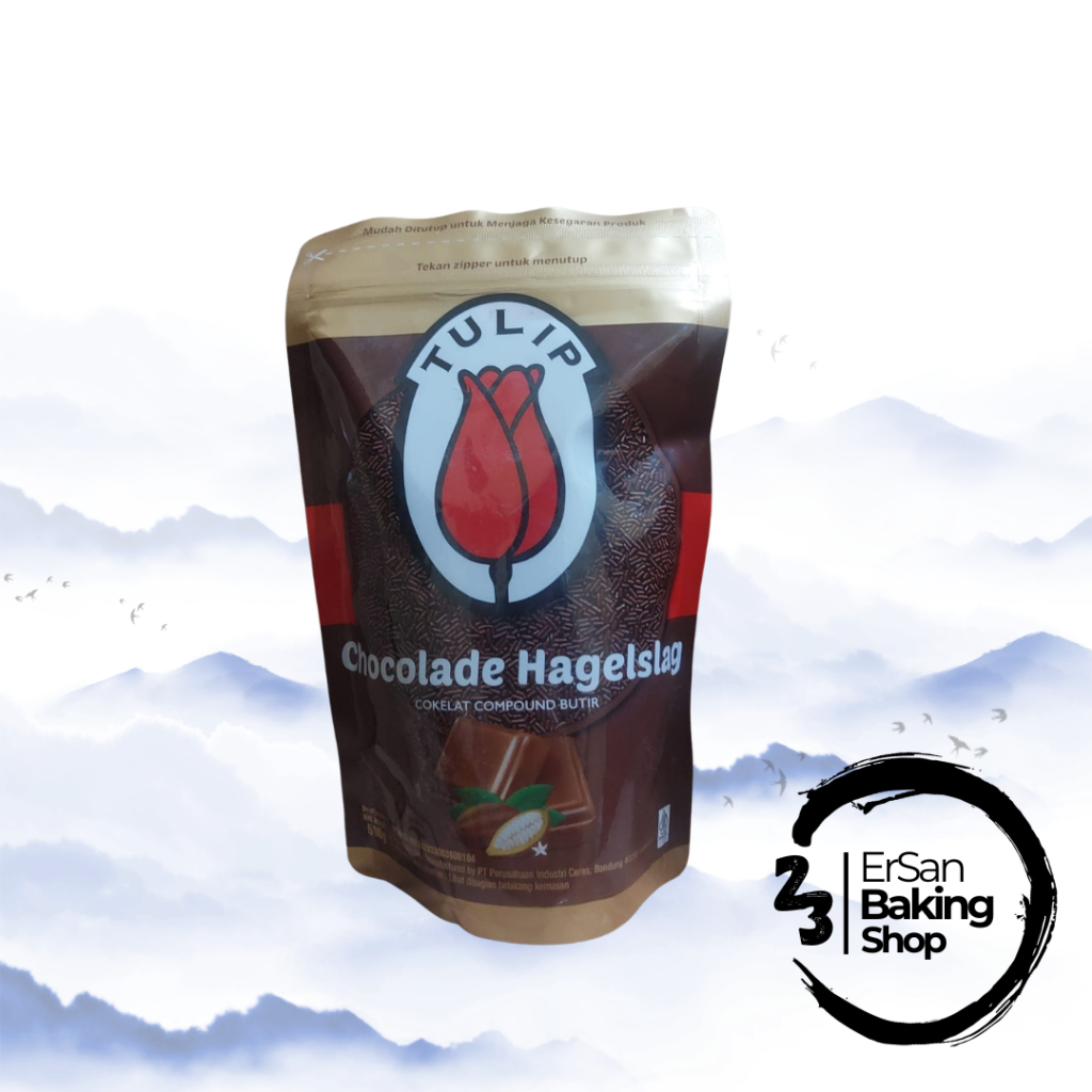 Meses Coklat Tulip/Ceres Coklat Tulip/Compound Butir Tulip /Chocolade Hagelslag Meses Tulip 500gr