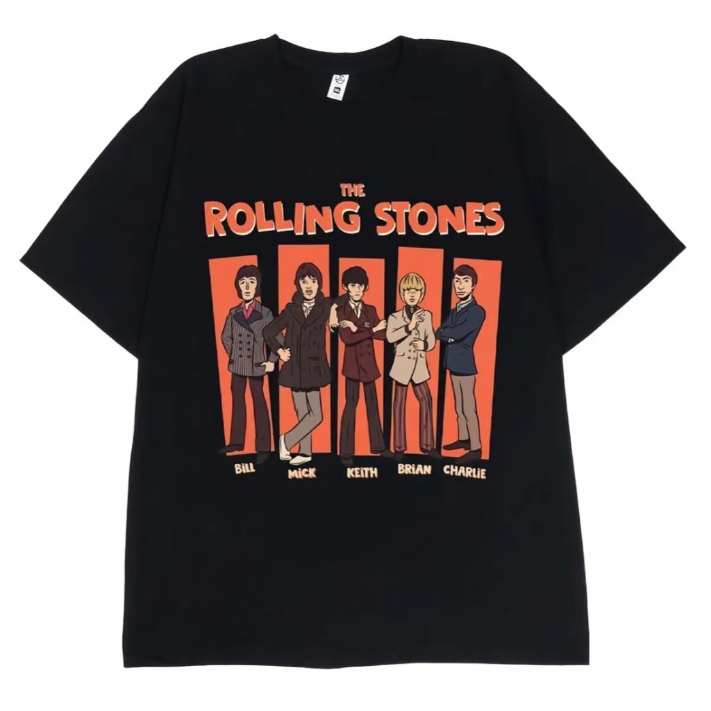 BAJU KAOS BAND ROLLING STONE DISTRO  | BAJU ANAK BAND VINTAGE TSHIRT | baju pria dan wanita