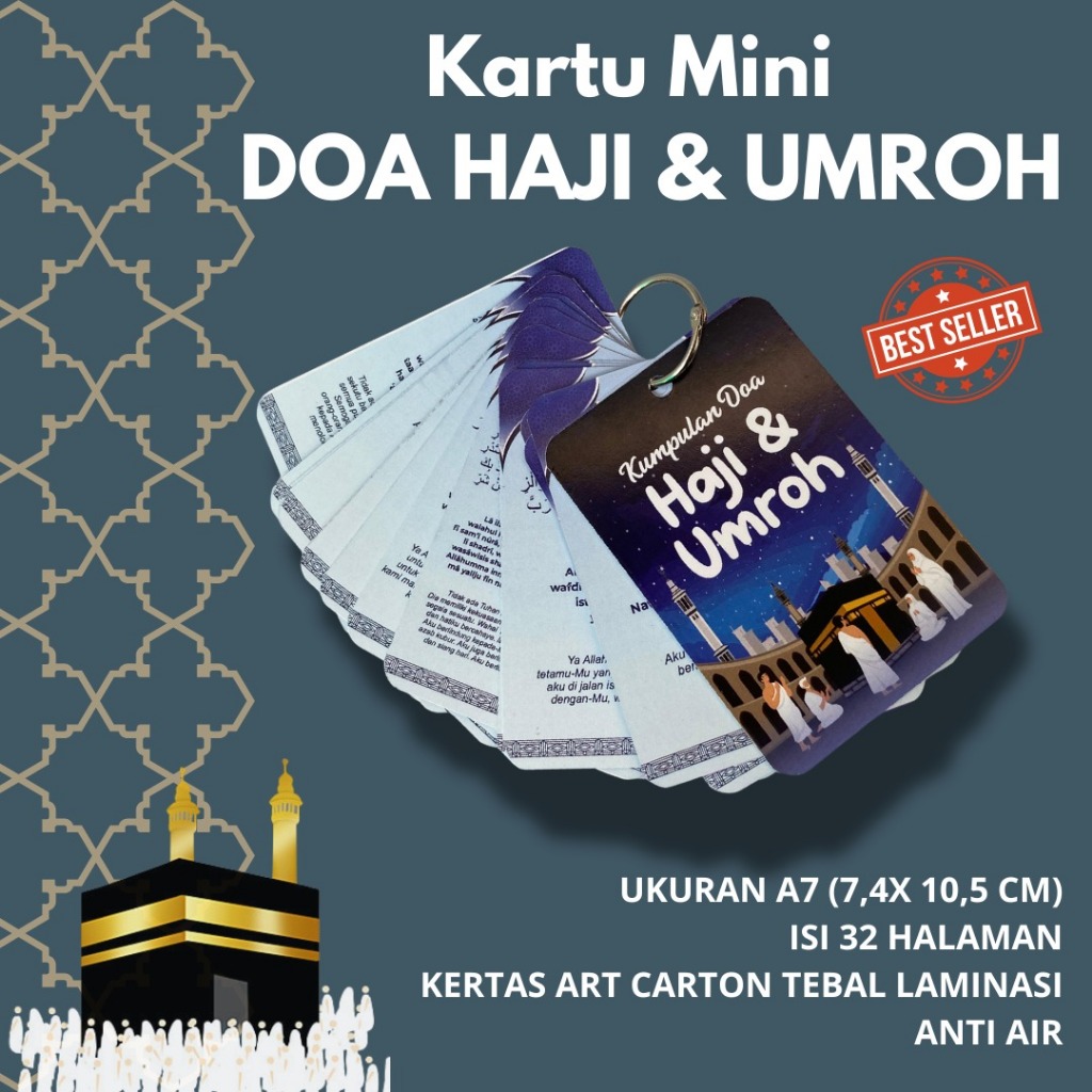 Catatan Doa Mini Umroh & Haji Panduan Bacaan Doa Dzikir Umrah dan Haji Nota Ringkas untuk Dibawa Cat