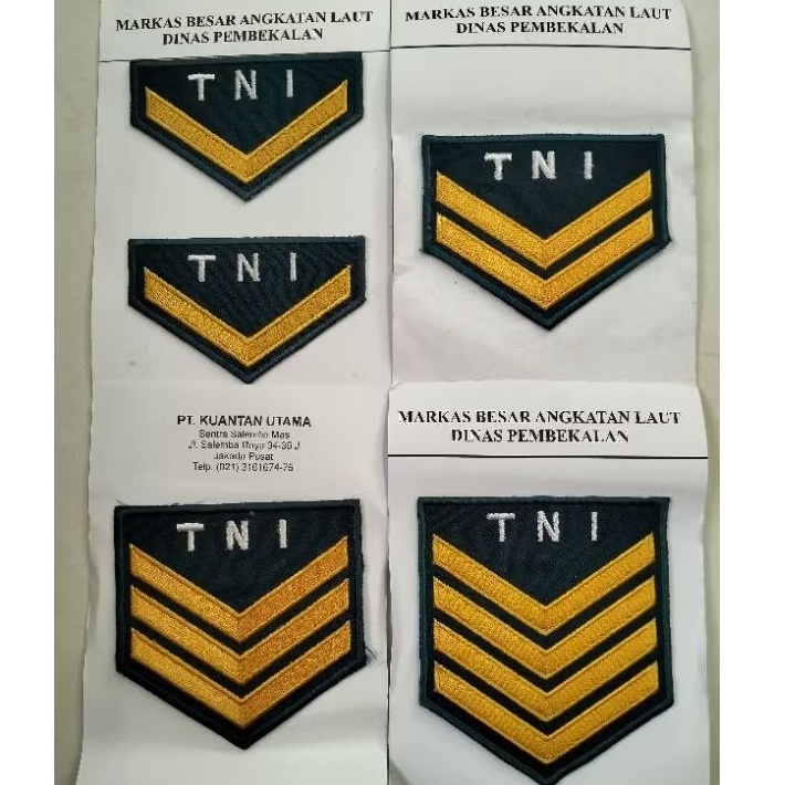 PANGKAT PDH TNI AL SERDA,SERTU, SERKA, SERMA JATAH