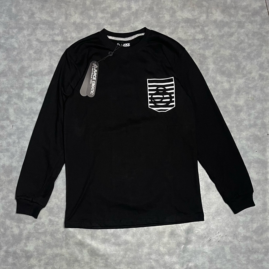 baju kaos lengan Panjang juice E premium outfit