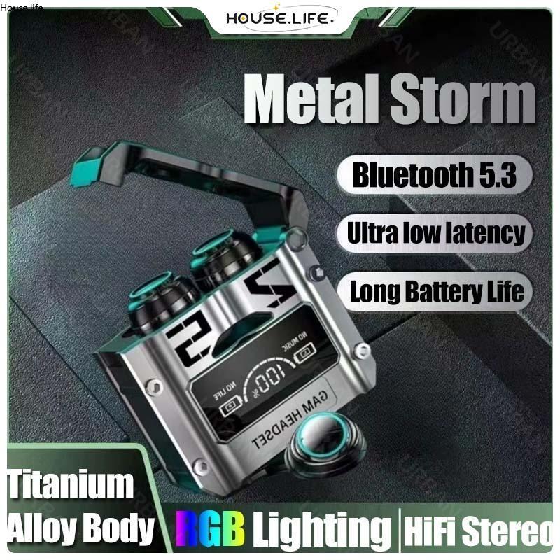 COD Headset Bluetooth TWS GAMING M25 /S25 Earphone Bluetooth Wireless Bass Headphone V5.3 M25 Game H