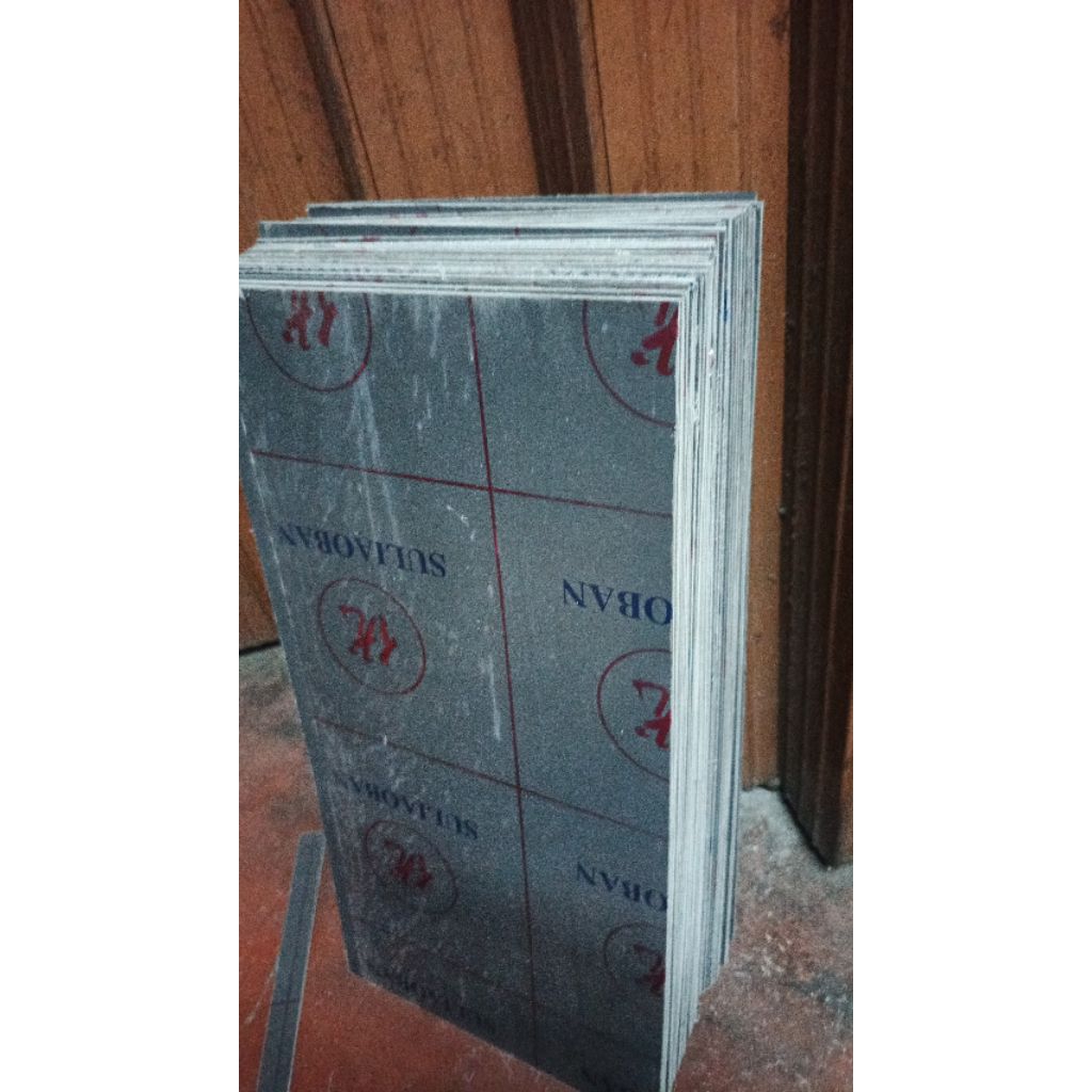 plat PVC sheet 3mm x 40cm x 80cm PVC sheet gray lembaran 3mm