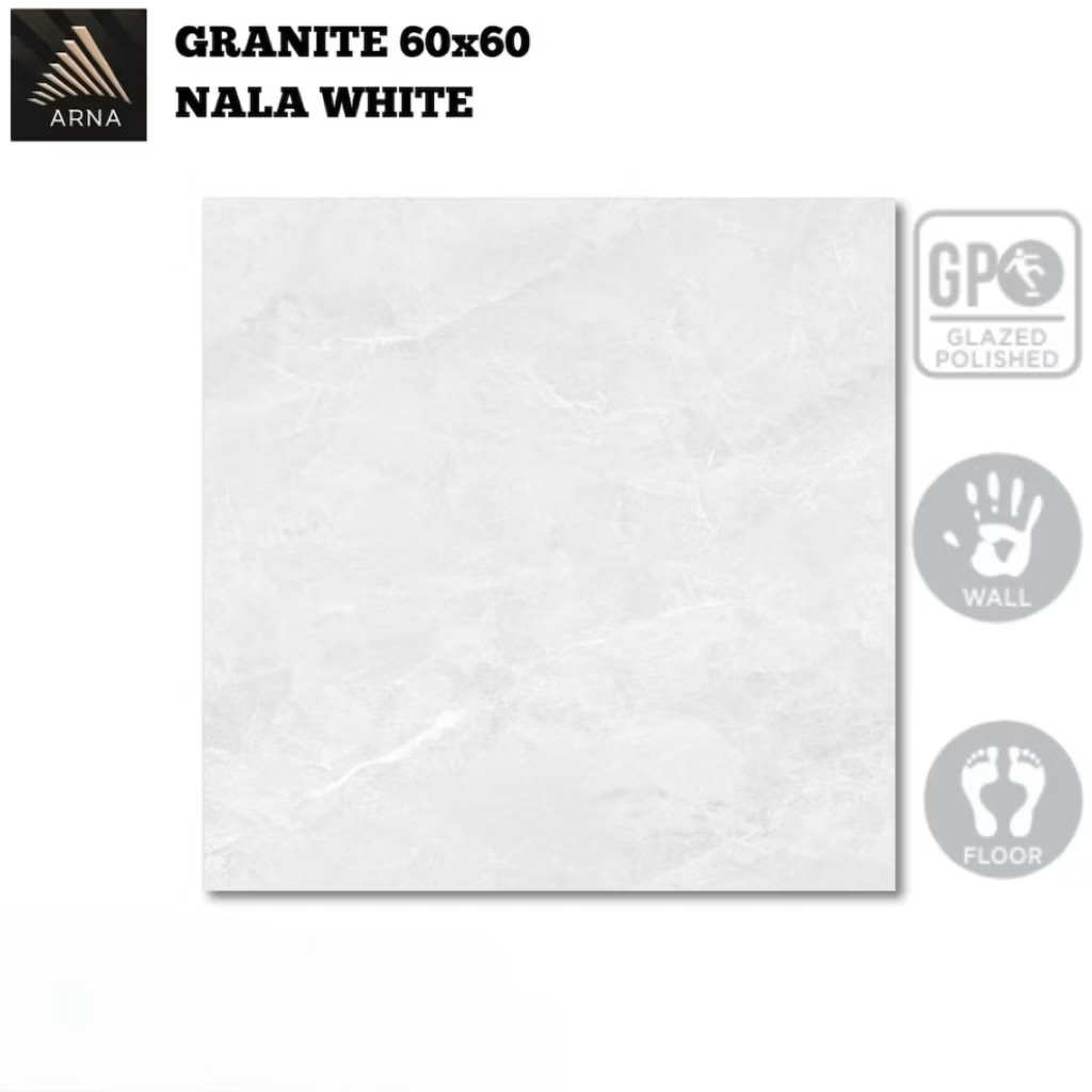 Granit 60x60 Arna Nala White | Glazed Polished