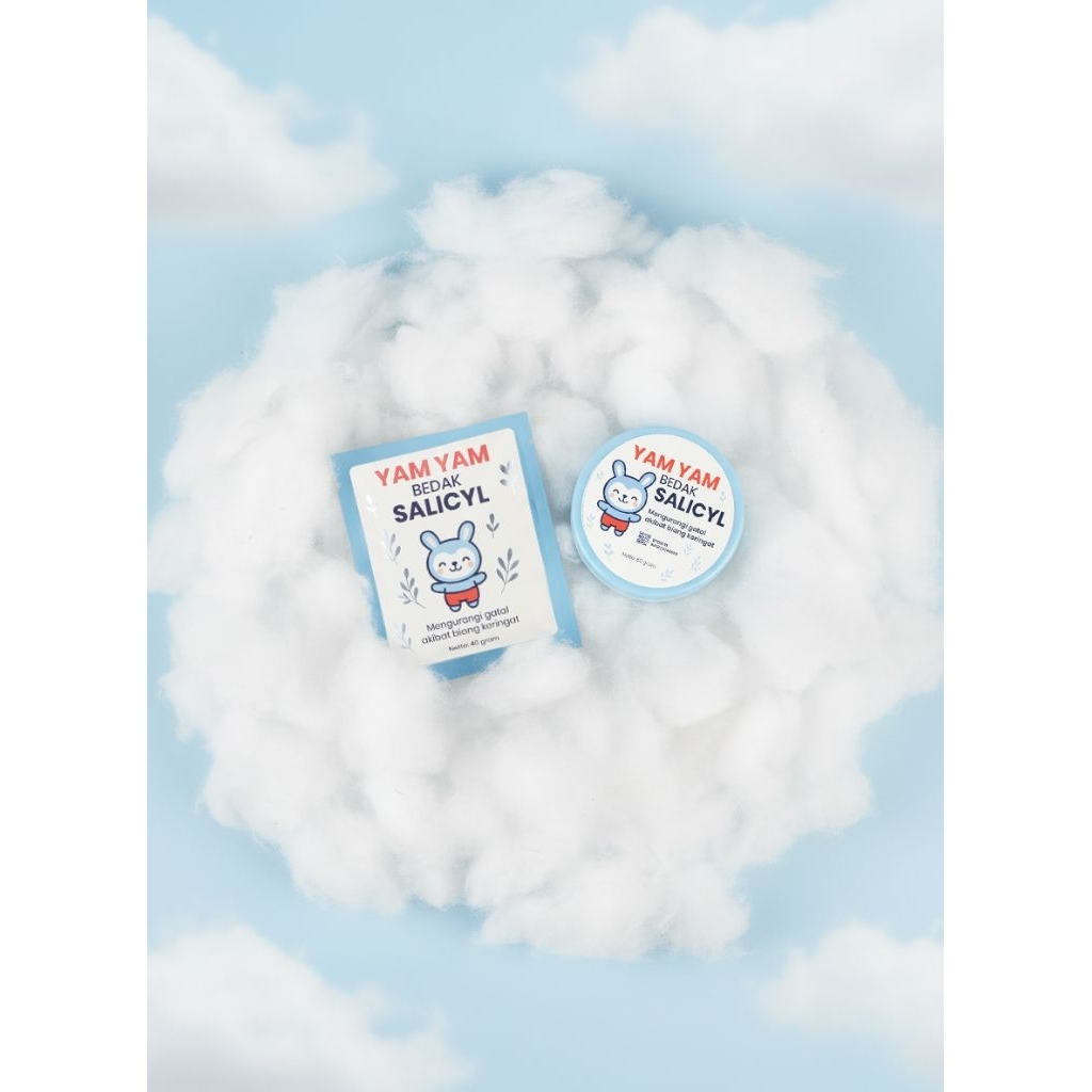 [BUNDLE: 6 pot + 12 sachet] [free 1 pot] Yam Yam Bedak Salicyl