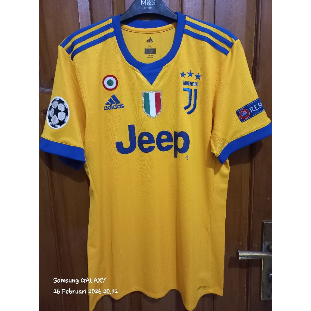 JERSEY ORIGINAL JUVENTUS AWAY 2017-2018 SIZE M