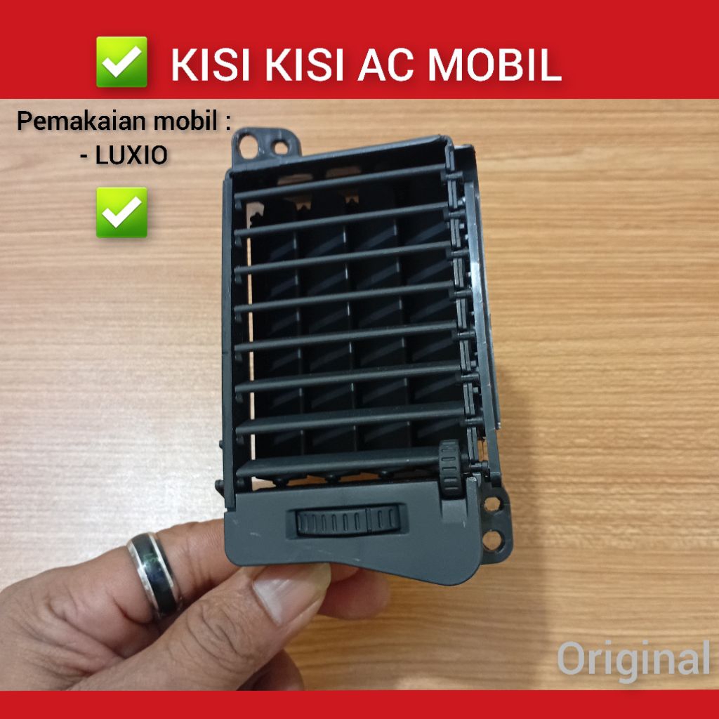 Kisi kisi AC depan Tengah Original mobil Luxio harga sesuai Varian.
