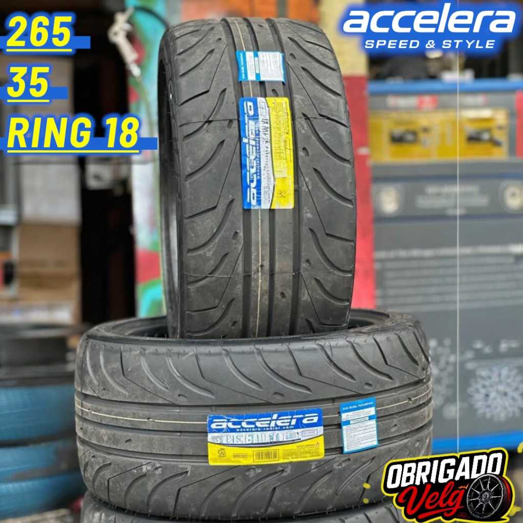 BAN MOBIL SEMI SLICK MERK ACCELERA UKURAN 265 35 RING 18