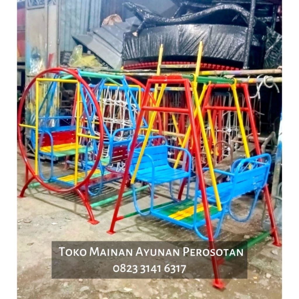 Ayunan Bulat - Ayunan Bangku - Ayunan Kursi - Bangku Taman Ayunan - Kursi Taman Ayunan - Ayunan Tera