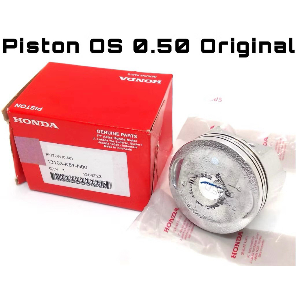 Piston Motor Original Ahm Honda OS 0.50 Seher Motor Matic Asli Sparepart Motor Piston Seher Ori Beat