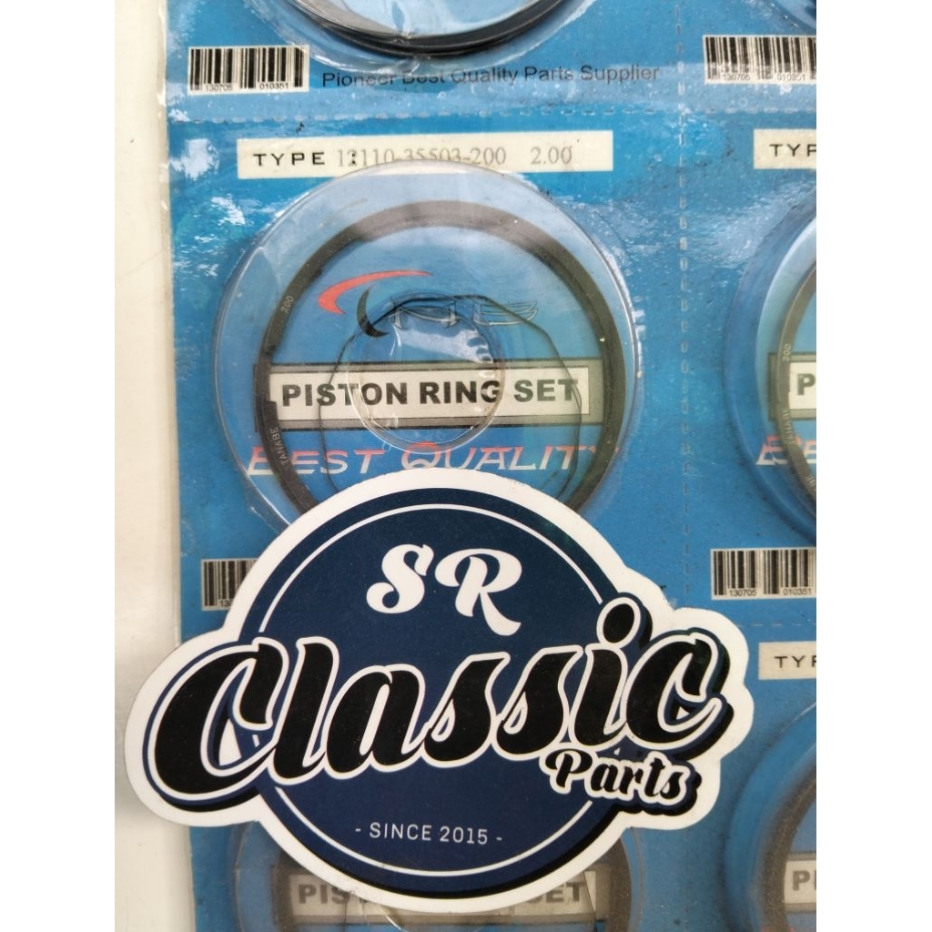 Ring piston seher Suzuki rc100 12110-35503 os 200 tanabe