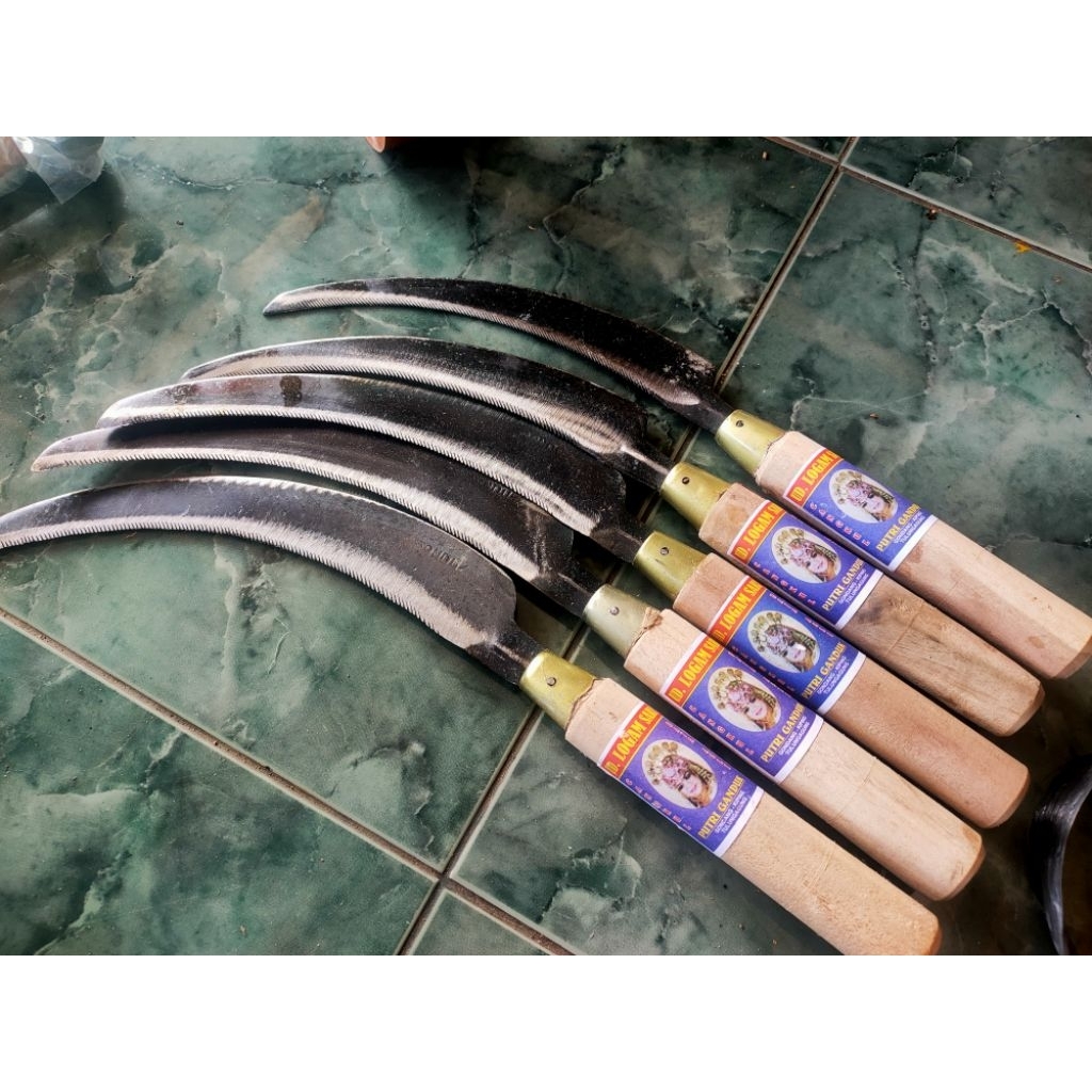 Arit/sabit Padi Gergaji - Baja Per, Tajam Tanpa Diasah, Ringan