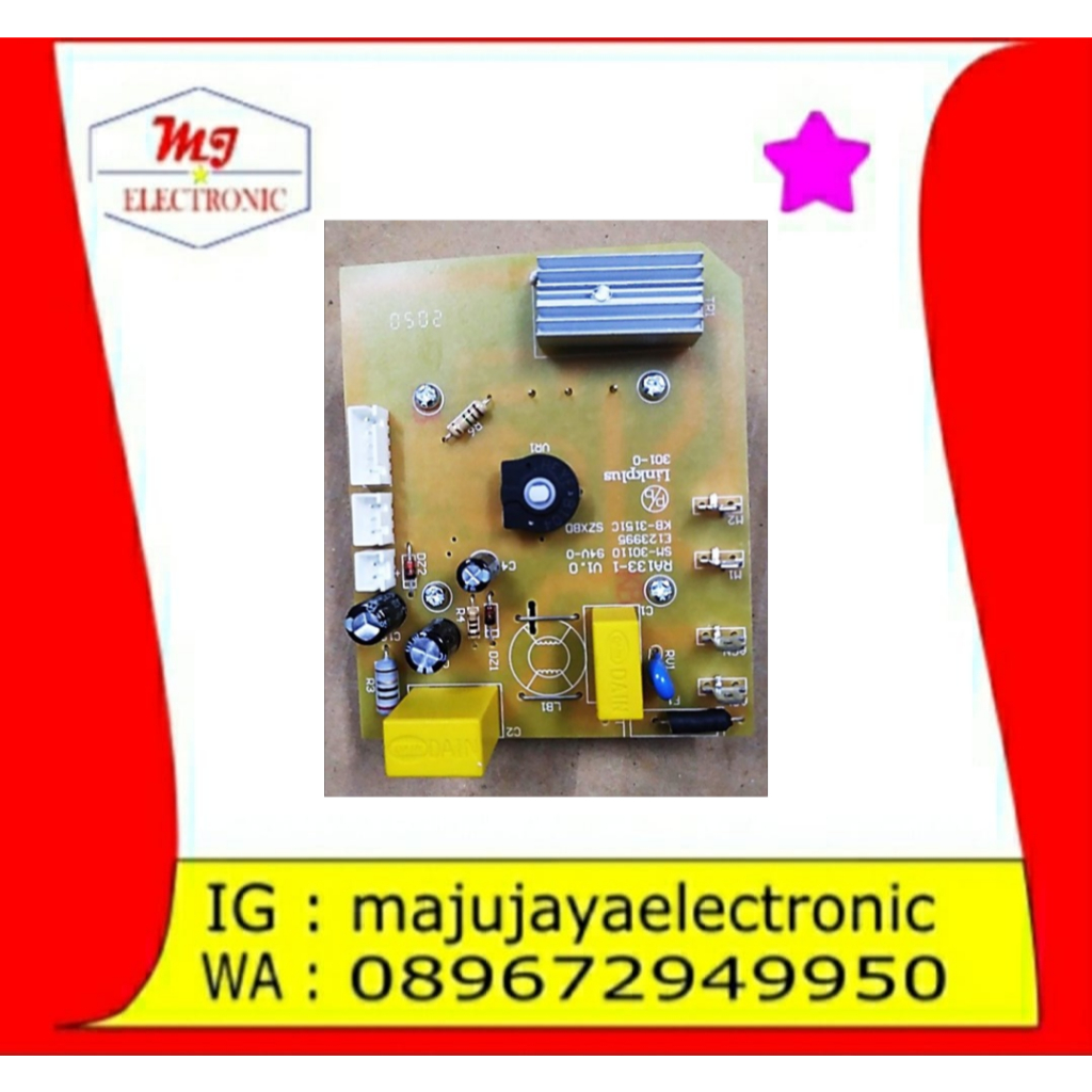 PCB Board Control Modul ELektronik Mixer Mito MX700 Baru dan Original