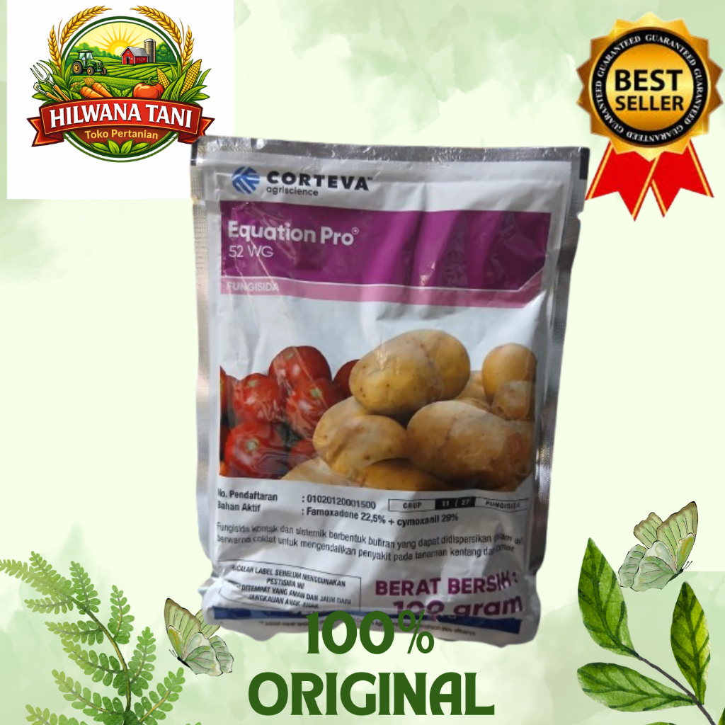Equation pro 52 wg 100 gram fungisida kontak dan sistemik