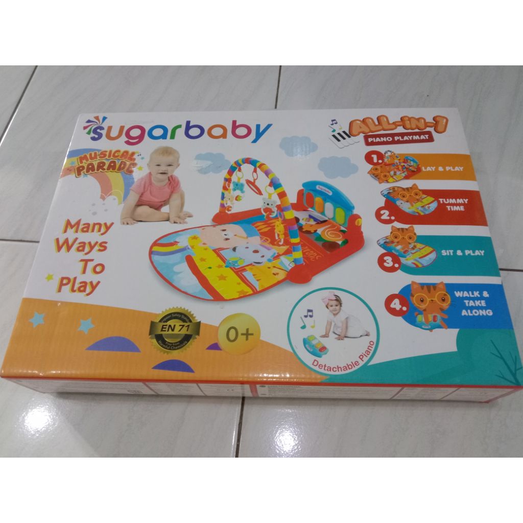 Sugar Baby Playgym Piano | Mainan Bayi Playgym Sugar Baby
