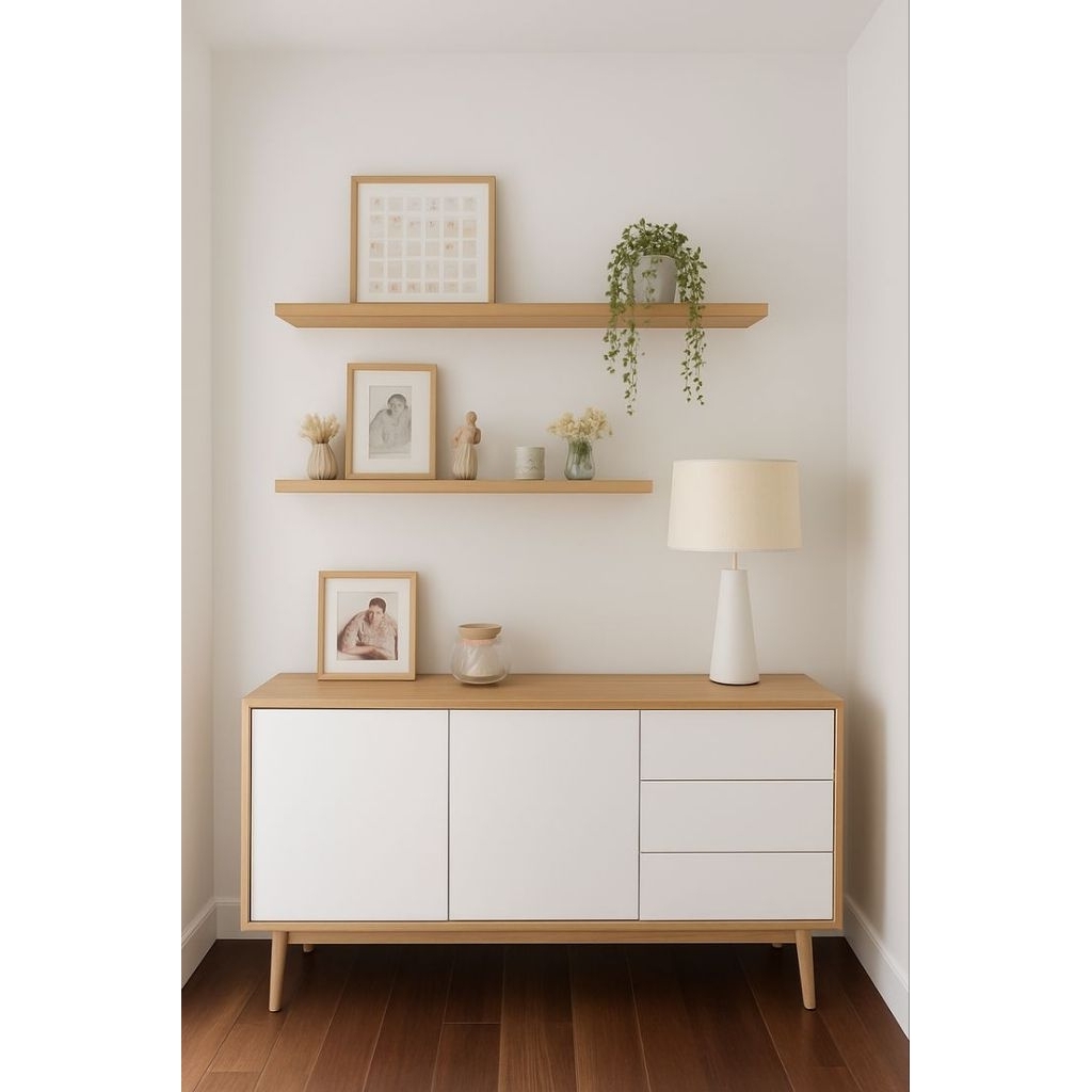 Meja TV minimalis dengan design modern dan multifungsi