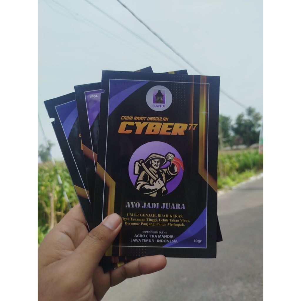 Benih Cabai Rawit unggulan CYBER 77  10 Gram