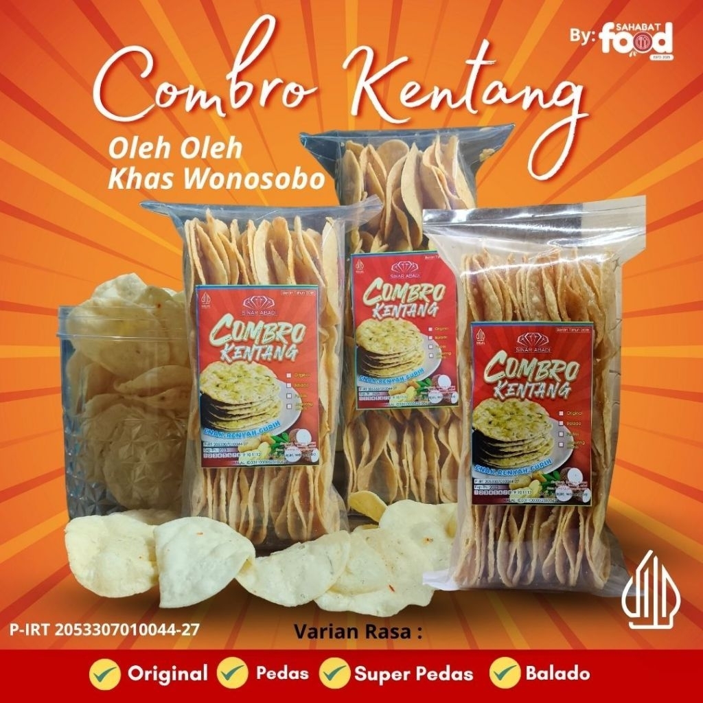 Keripik Combro Kentang Renyah Gurih – Camilan Kentang Khas Dieng Wonosobo