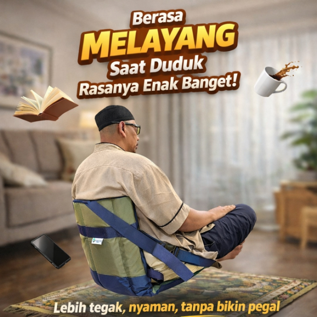 KURSI LIPAT PORTABLE LESEHAN - MULTIFUNGSI