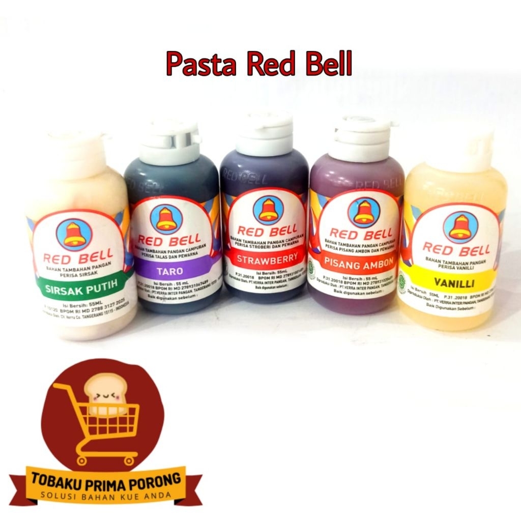 Red Bell Pasta Perisa & Pewarna Makanan Pisang Ambon