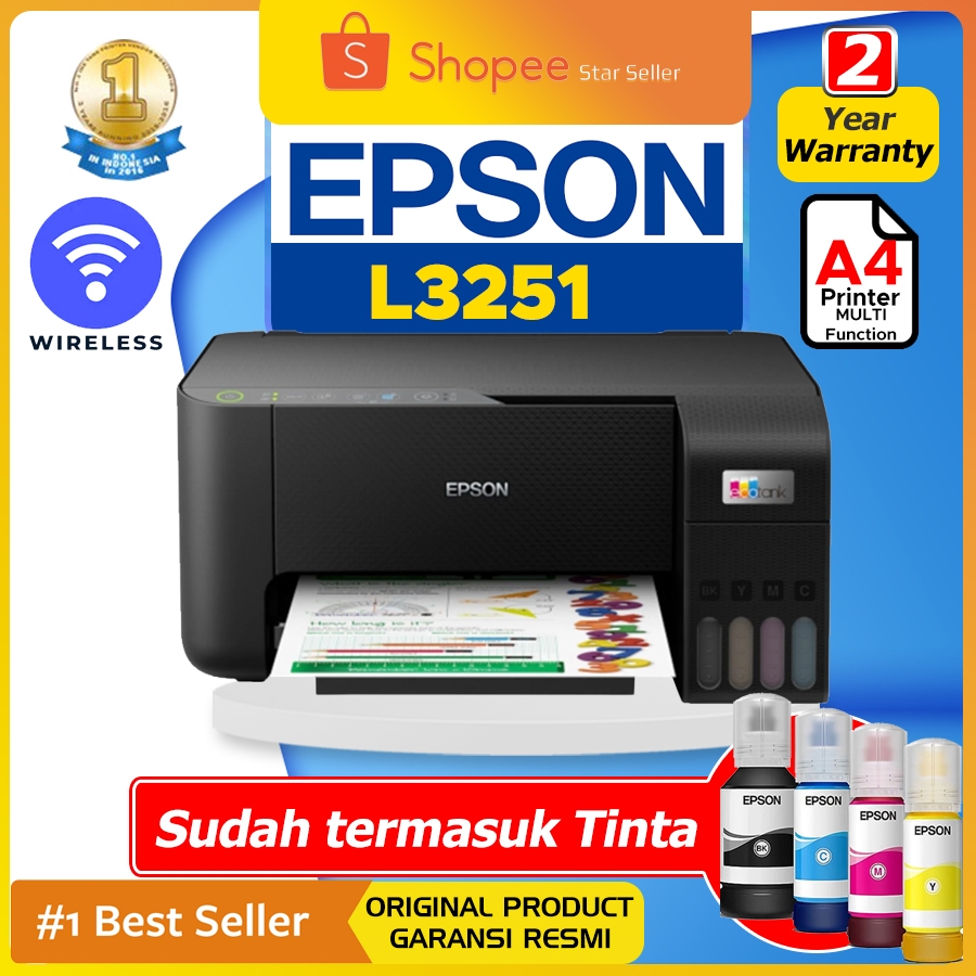 EPSON Printer L3250 / L3251 All In One Printer Wireless