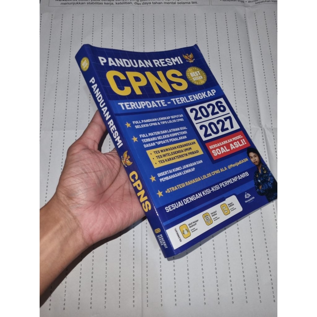Buku Panduan Resmi CPNS 2026 (buku asli original bekas endors)