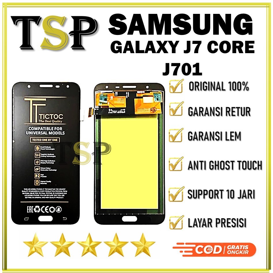 LCD TOUCHSCREEN SAMSUNG J7 CORE / J701 COMPLETE ORIGINAL 100% FULLSET