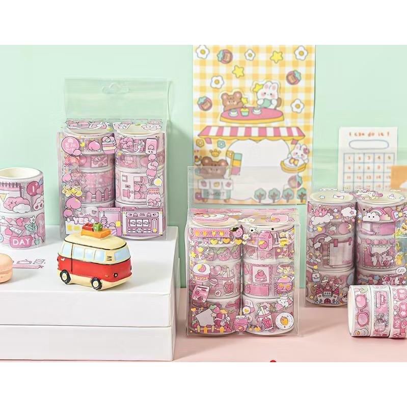 Stiker Roll Washi Lucu /stiker washi roll / stiker cute