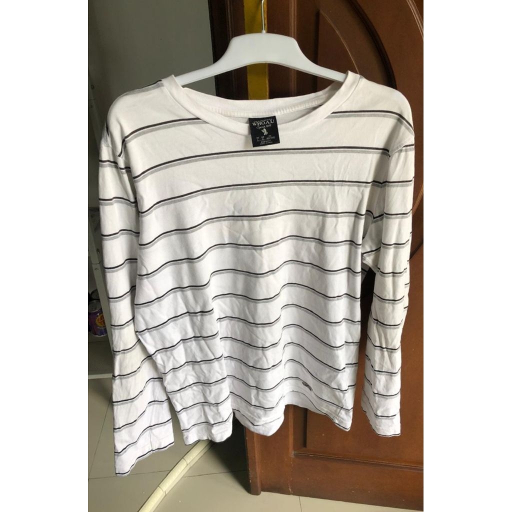 kaos lengan panjang who.au salur
