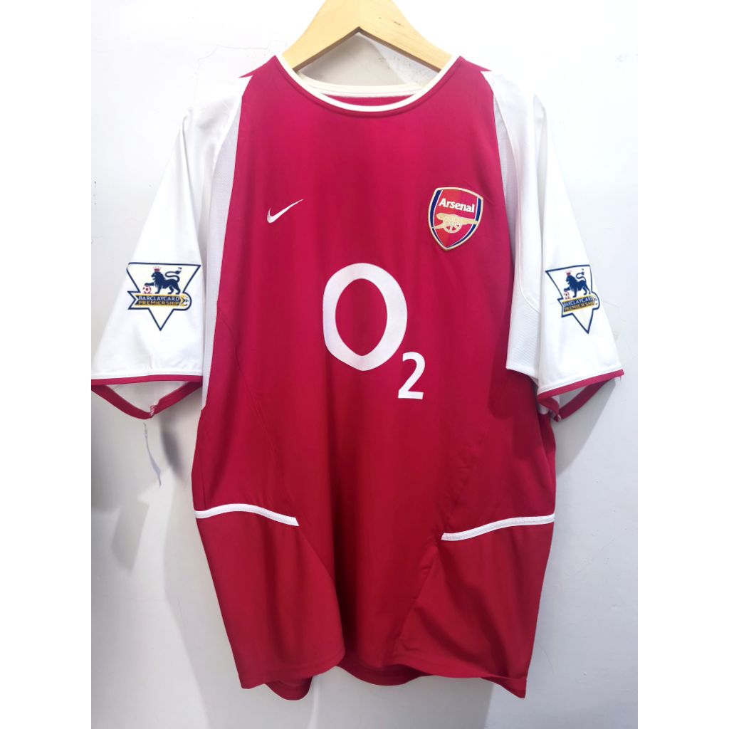 Jersey Original Arsenal Invincible 2002/2003 Size L Henry