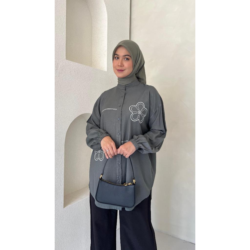 WARNA FASHION / TUNIK / GAZELA BORDIR / BAJU WANITA MUSLIM / GROSIR TANAH ABANG / PREMIUM