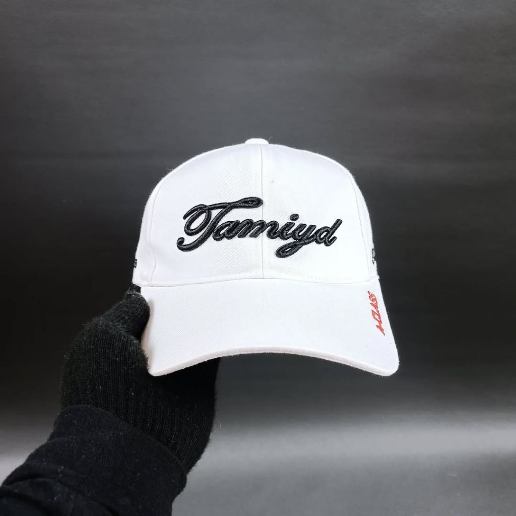 TAMIYD - Topi Cap Simple Cap Unisex Pria Wanita Warna Putih
