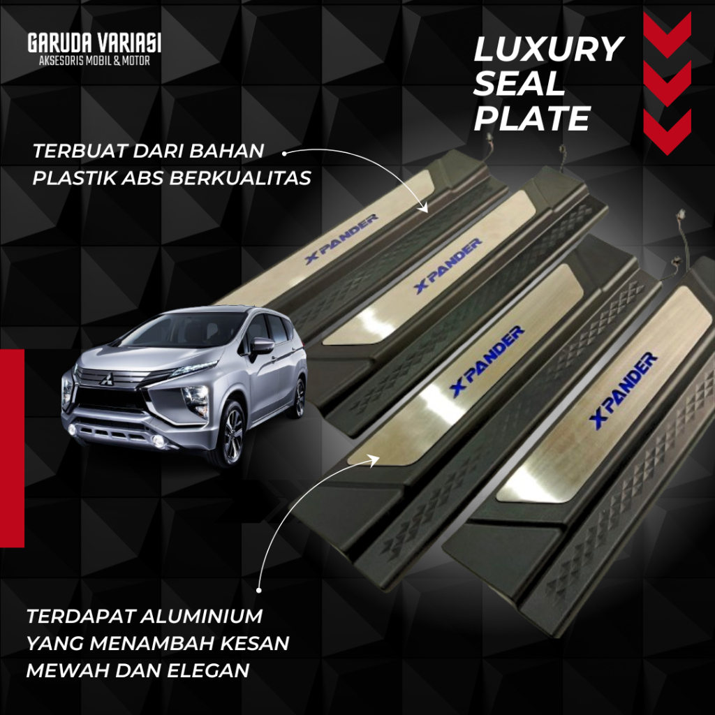 Paket Aksesoris Mobil Xpander/Xpander Cross Talang Air Outer Handle Tank Cover Sillplate Tingkat Pre