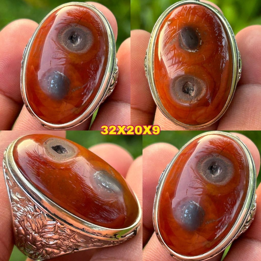 NATURAL BATU AKIK JASPER ATI AYAM MOTIF LUBANG BUAYA & SUMUR BANDUNG HQ